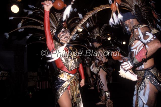 mexique 11.JPG - Ballet folkorique astèque, Mexique